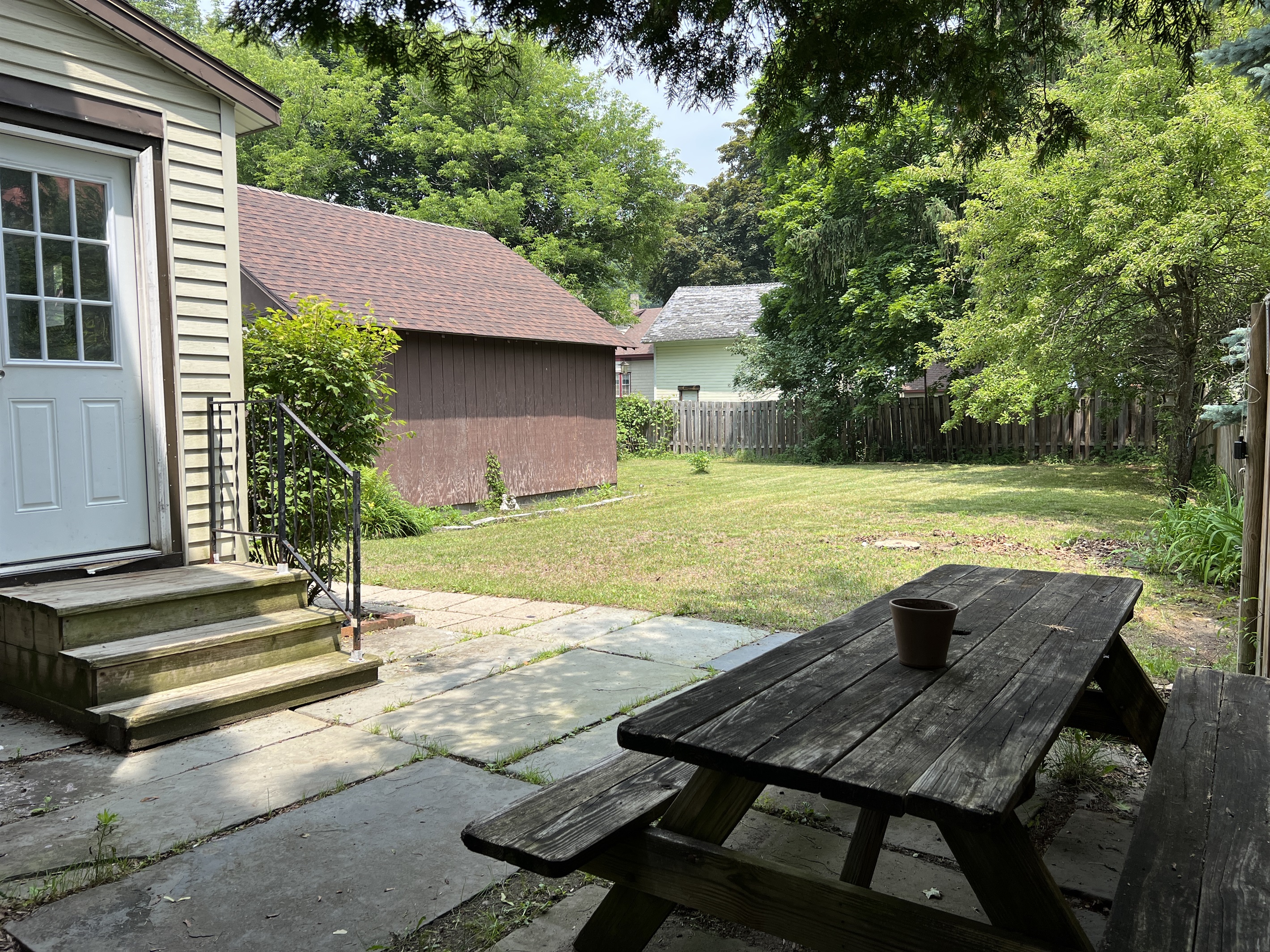 Backyard at 294 Chestnut