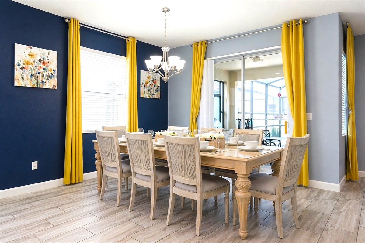Dining Area at Villa Ichabod