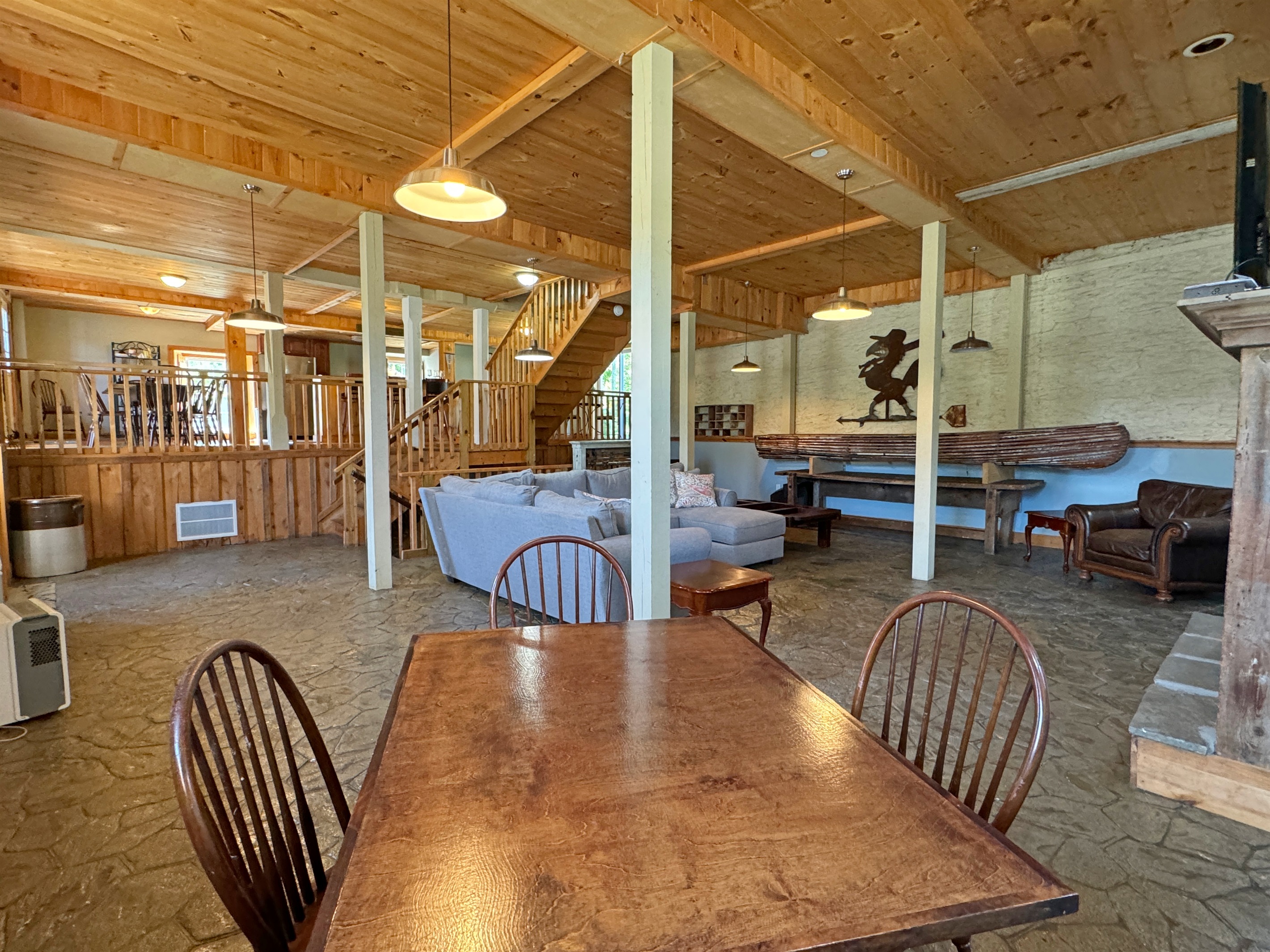 Large living room at Hope Mill House