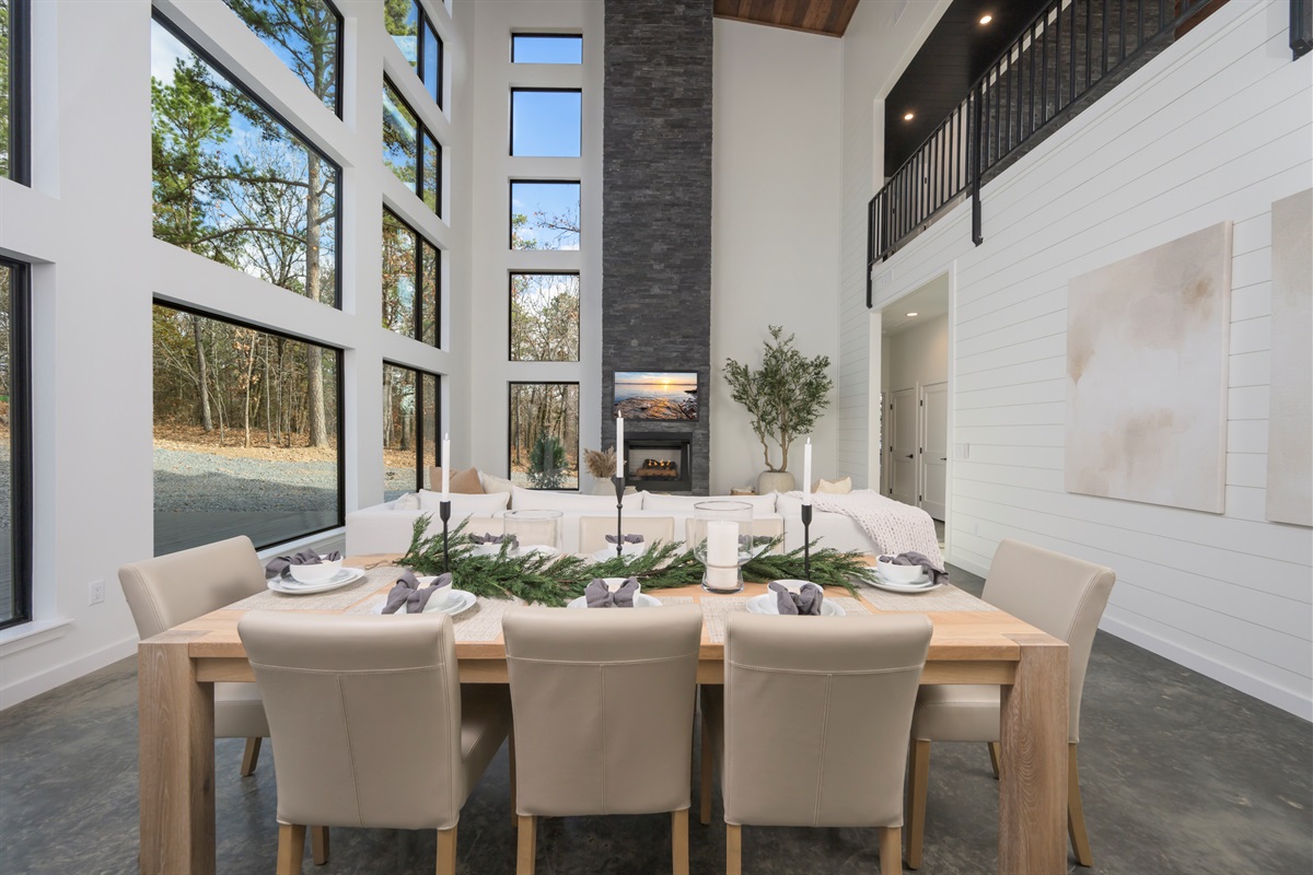 Formal dining area