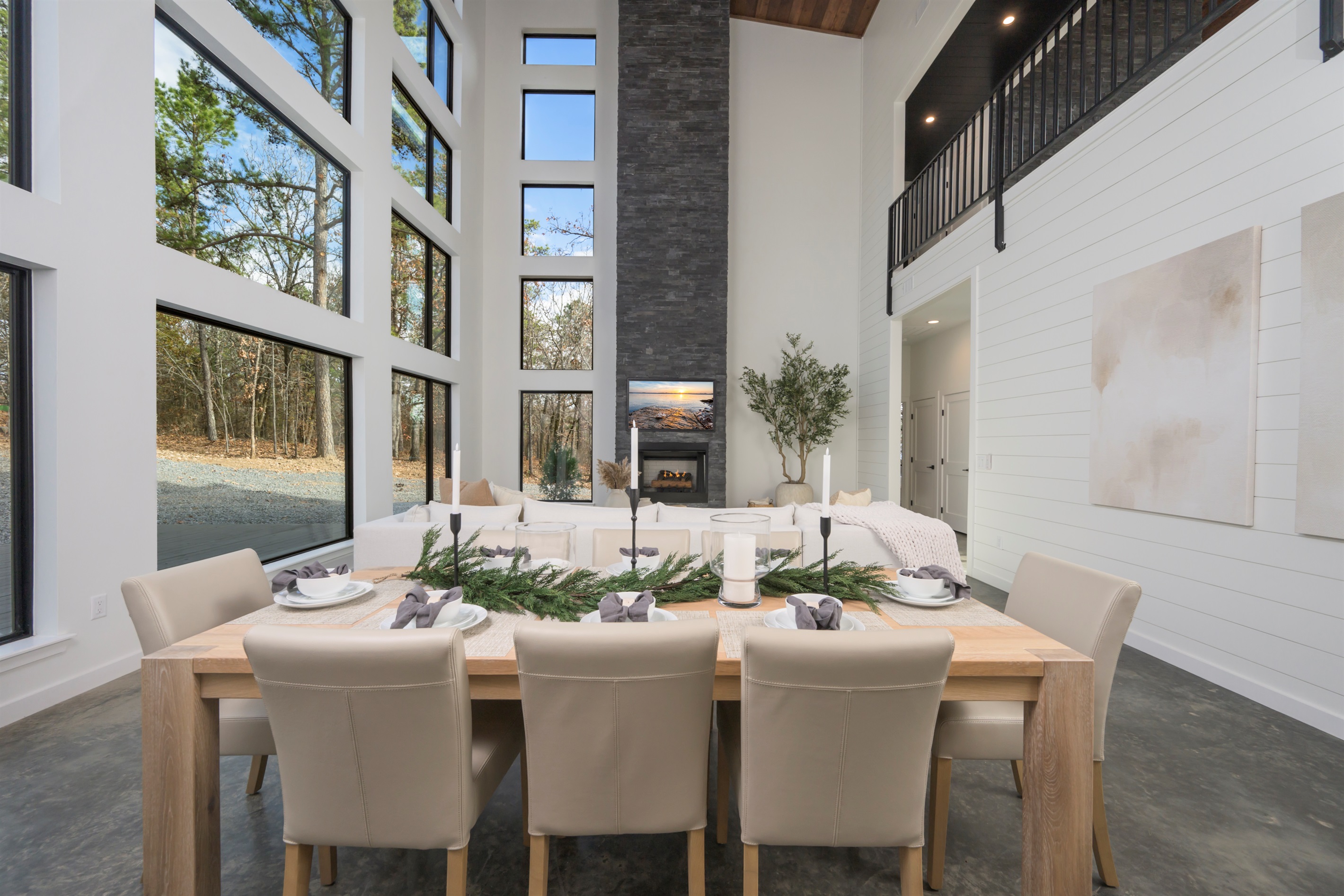 Formal dining area