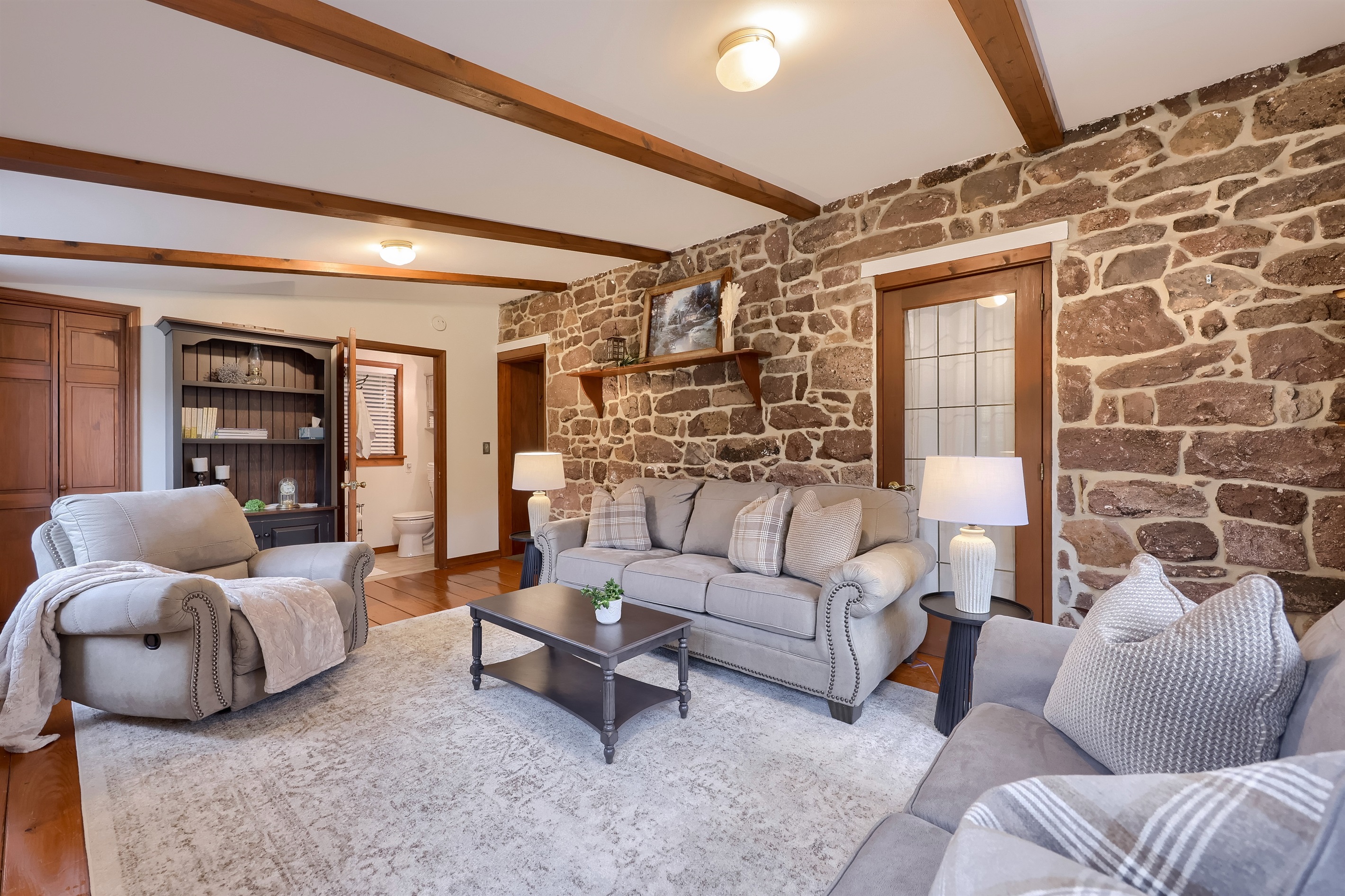 Cheerful light and comfy seats