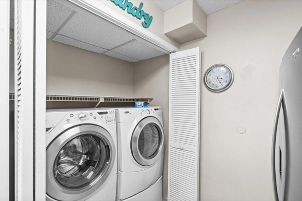 Full washer and dryer
