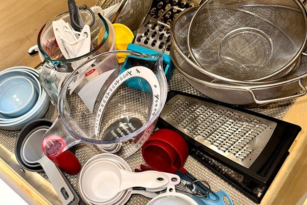 All the goodies for measuring and baking