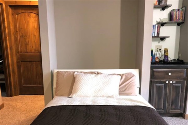 Murphy Bed in Living Room- (Down position) The kids love this bed!