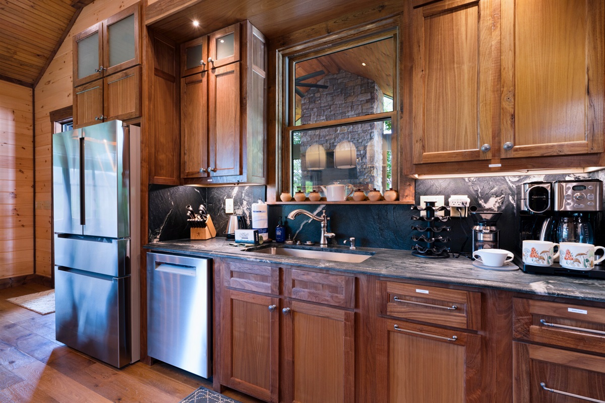A warm and welcoming kitchen space, equipped for all your cooking adventures.
