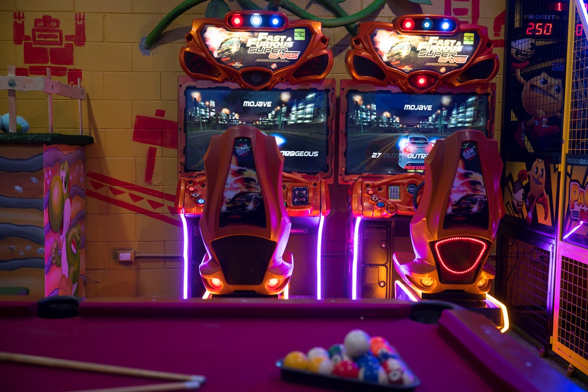 Free driving arcades at our home