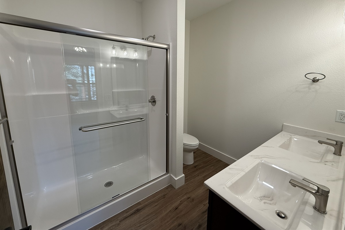 Bathroom 3 - Downstairs with walk in shower