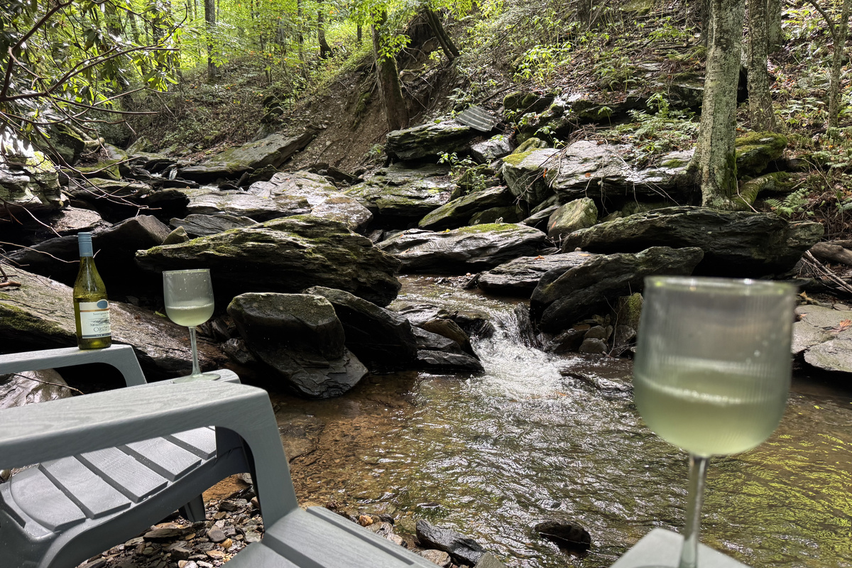 Hike DOWN the hill right in the backyard to enjoy this PRIVATE view!