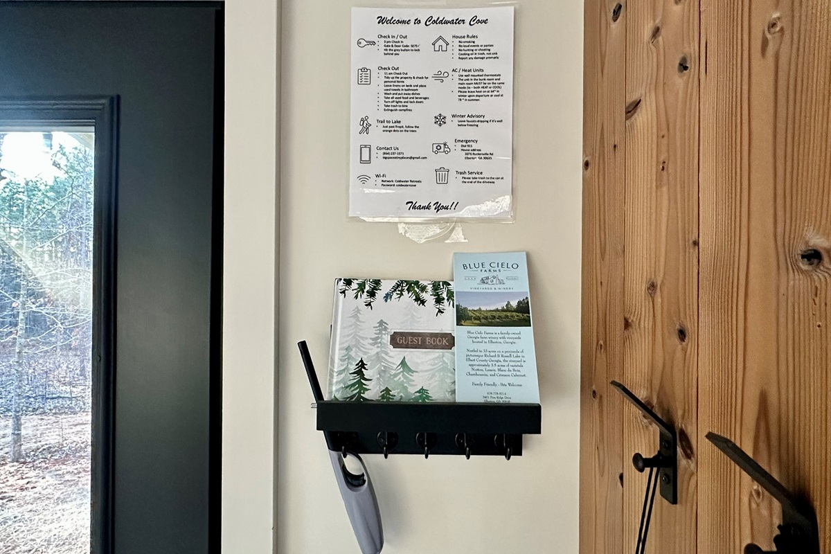 Guest Book and Instructions