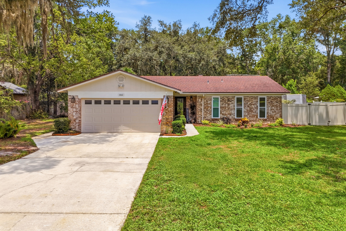 Welcome to this inviting Jacksonville retreat, offering a spacious driveway, private backyard pool, and plenty of room for the whole group.