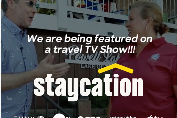 As seen on The Destination Channel's Staycation Lake of the Ozarks, travel TV show
