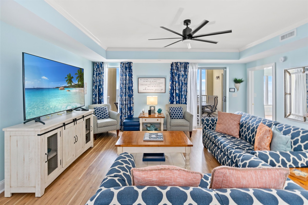 Living Room With Sofa Bed