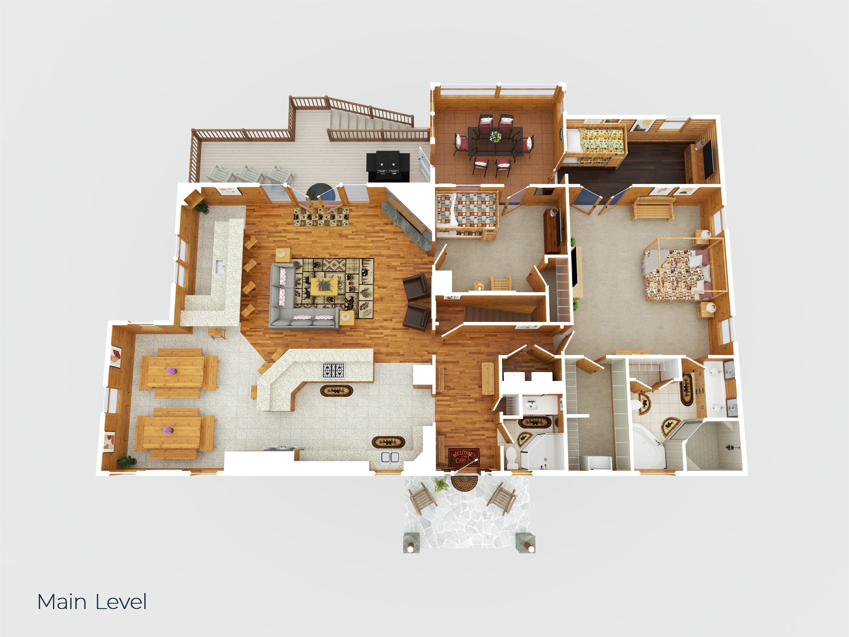 Main Level Floorplan