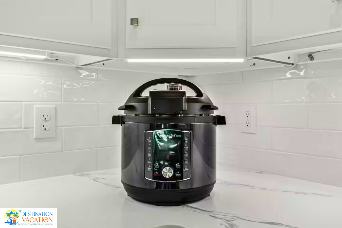 Convenient appliances make every meal preparation effortless.