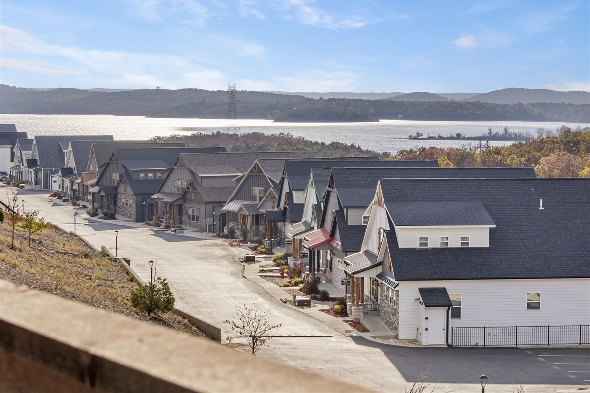Lake views from the back deck!