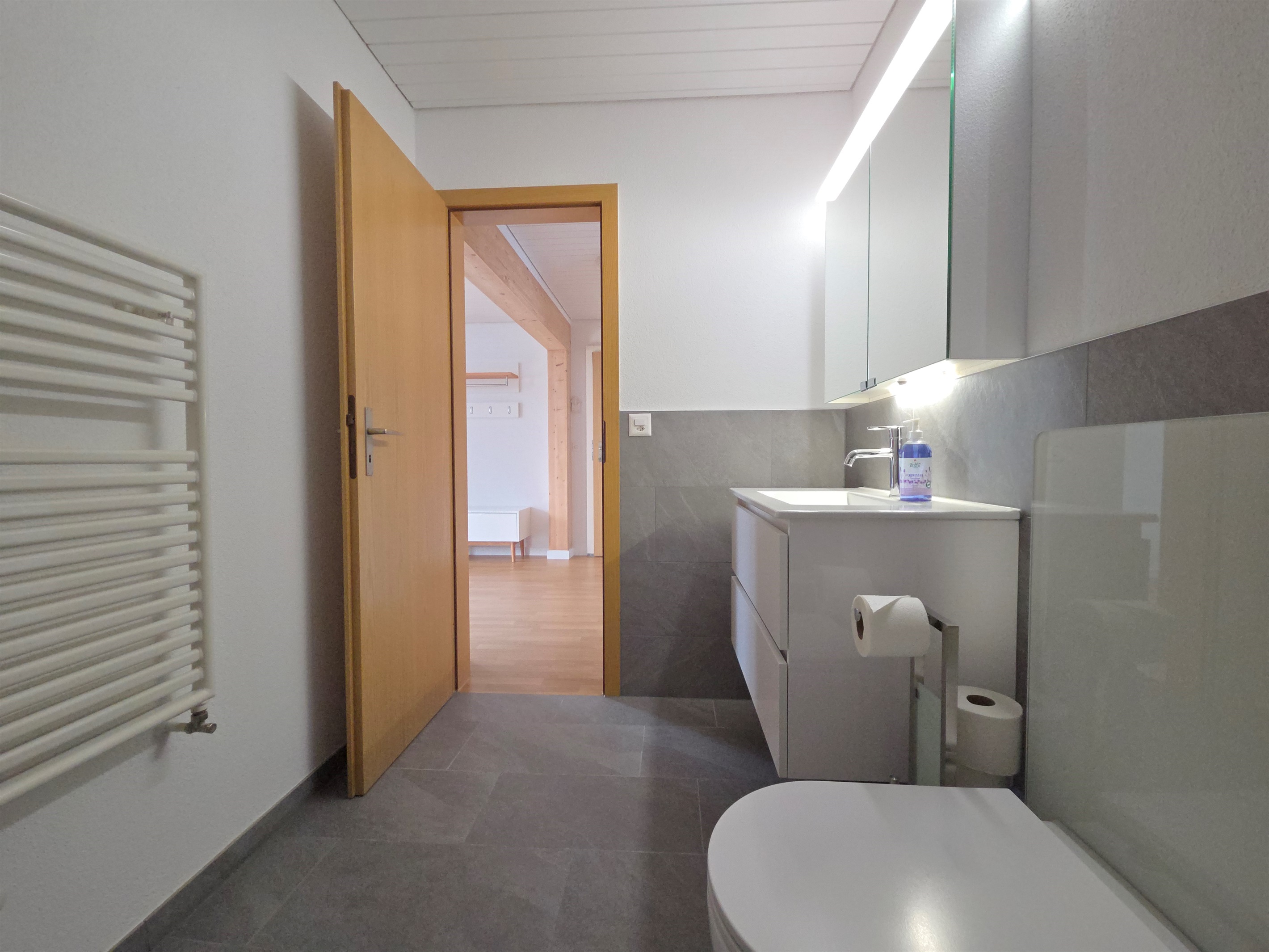 Bathroom with shower / bathtub and WC