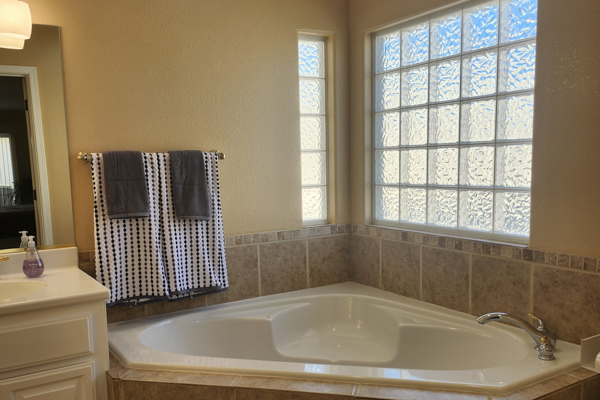 Master bath tub