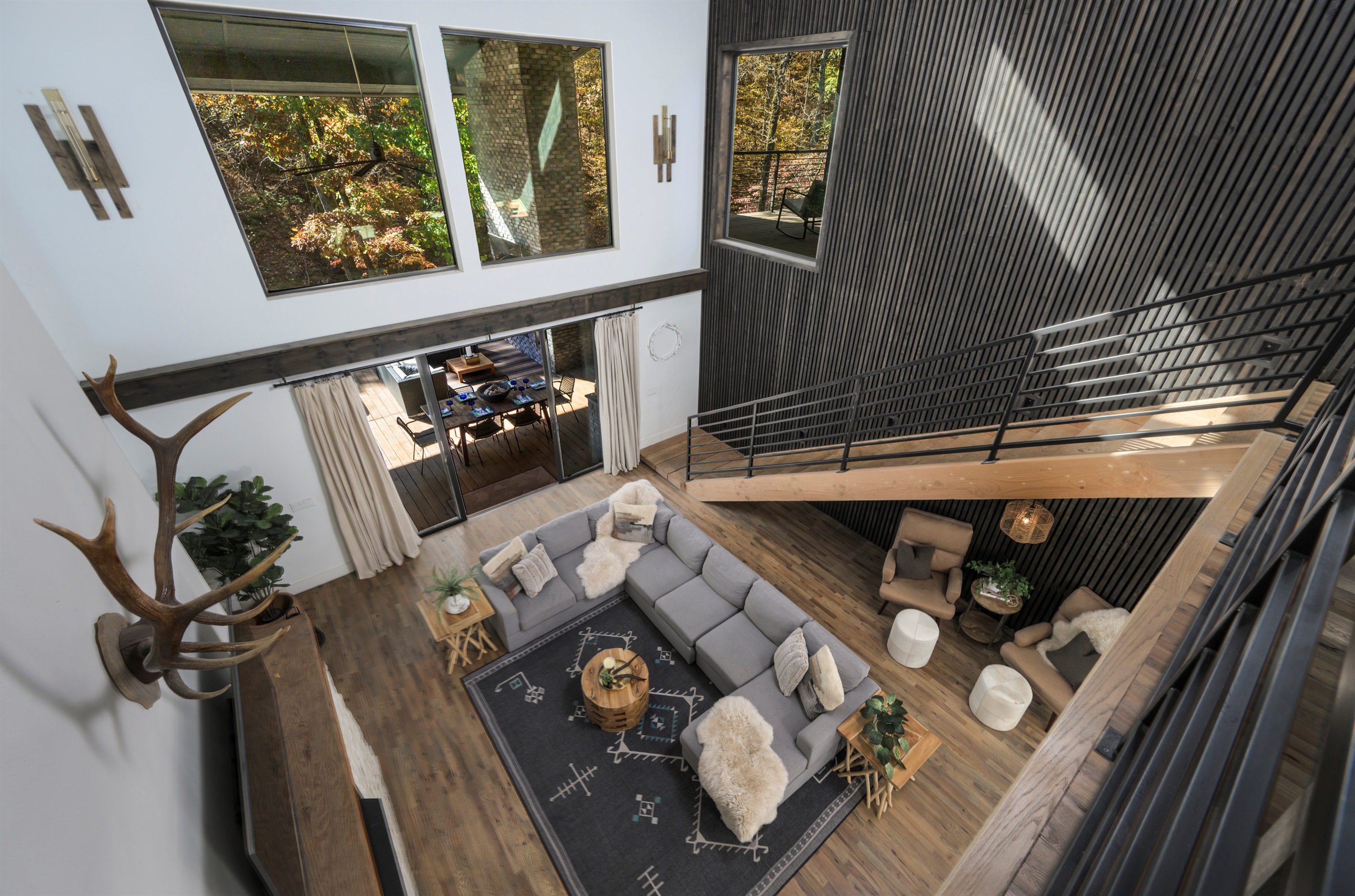 Designed to impress and built to relax—this elevated living area brings modern cabin style to life in Broken Bow