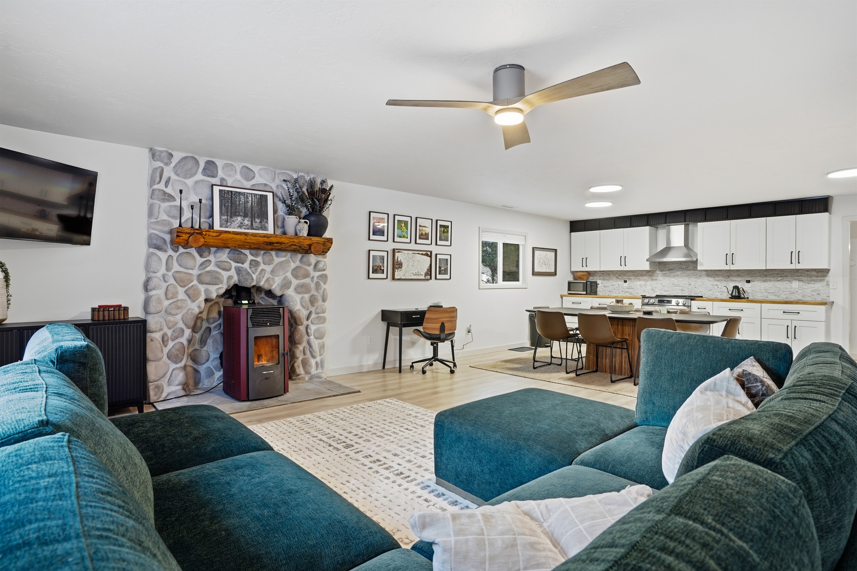 Experience a spotless interior with modern amenities.