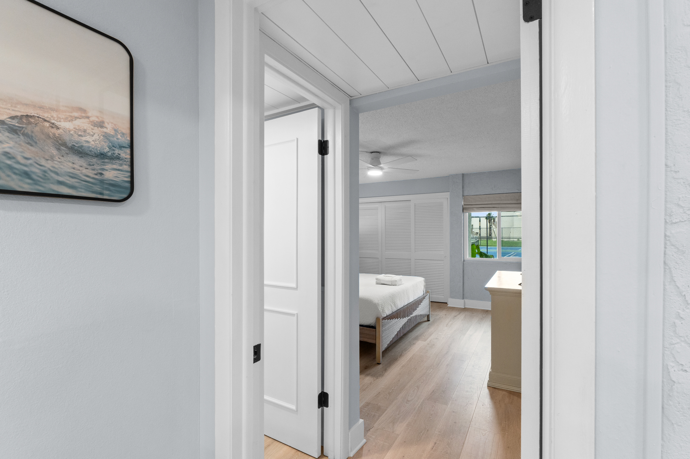 Master Bedroom with King Sized Bed