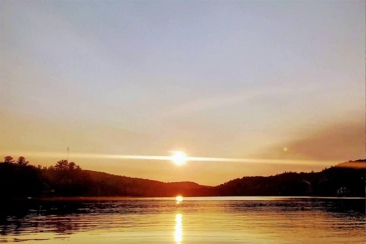 Towards the end of another wonderful day at Lac McGregor