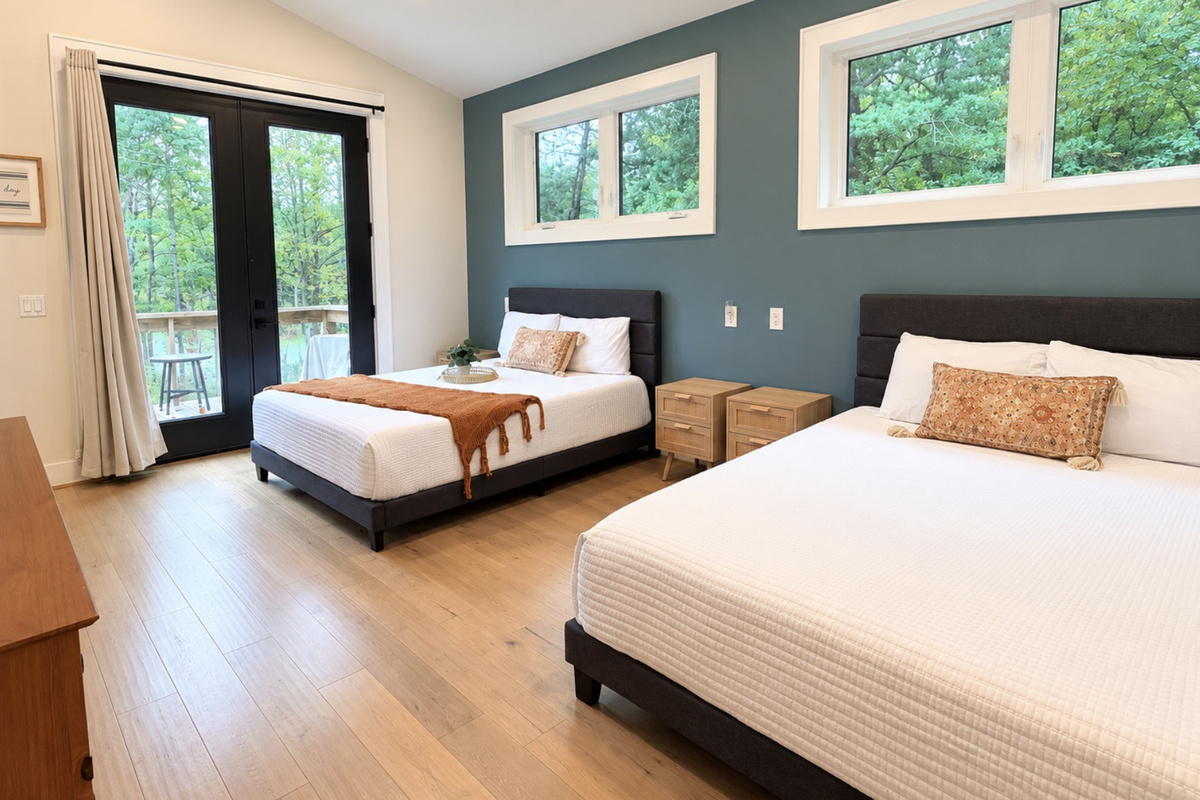 Complete with TV, Ensuite Bathroom, and Balcony Access