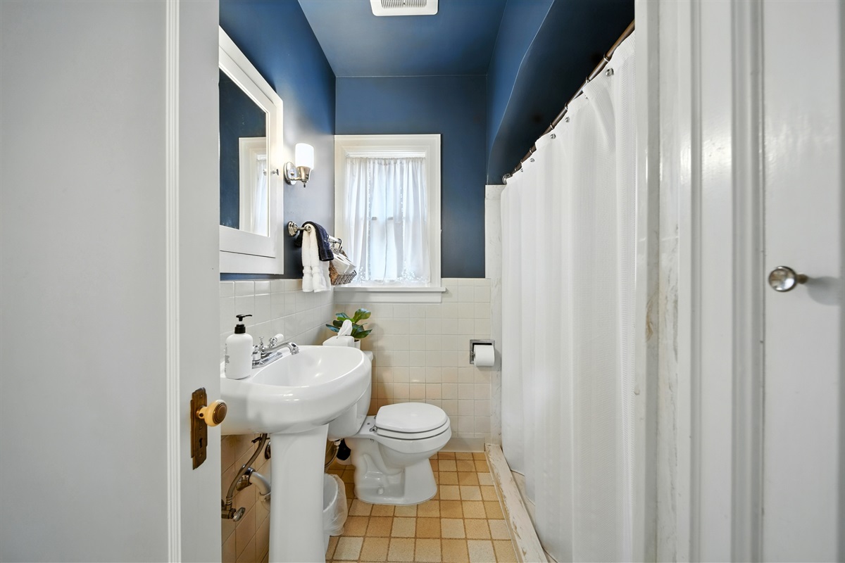 Bathroom #1 of 2: walk-in shower on the main floor