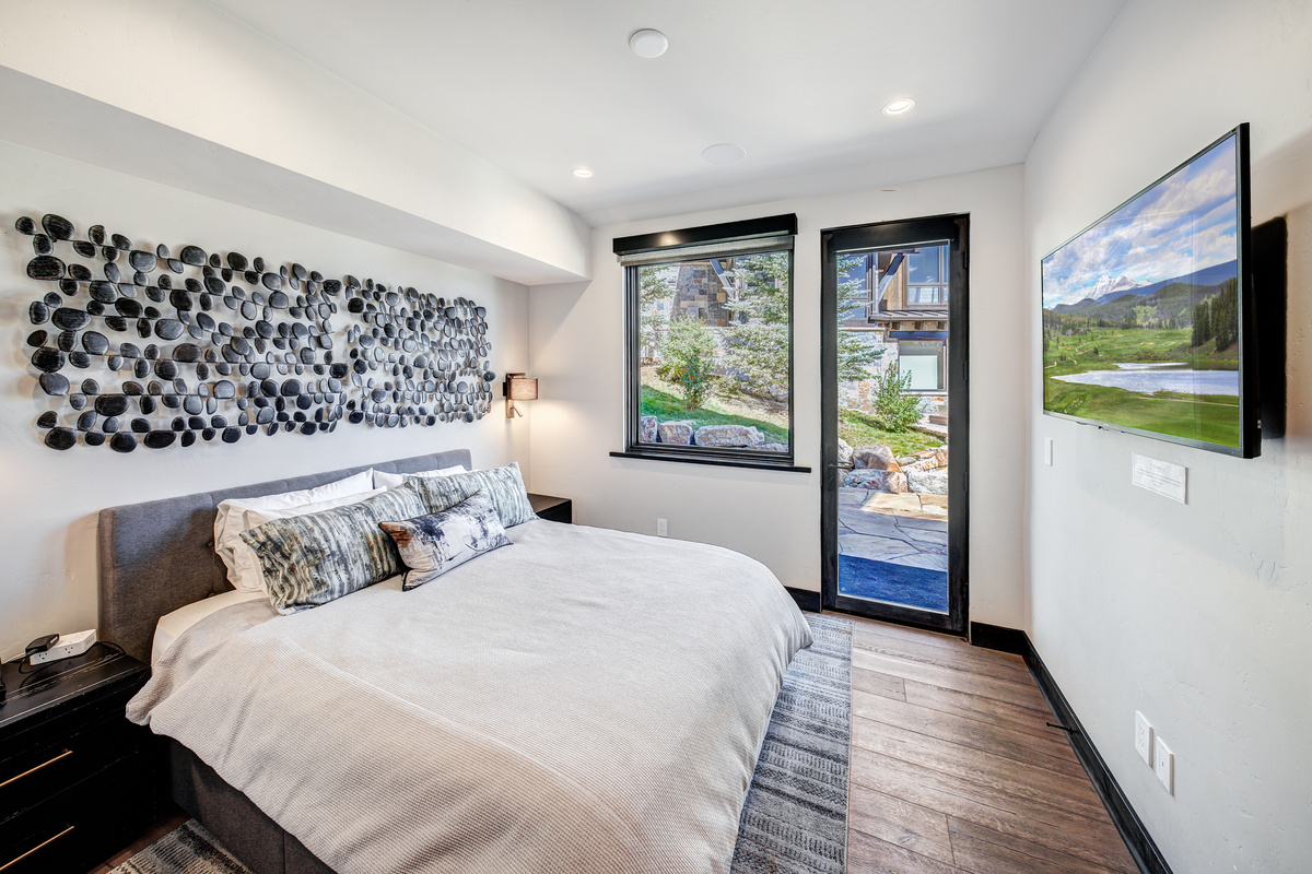 Bedroom #3 private w/ensuite bath and queen bed.