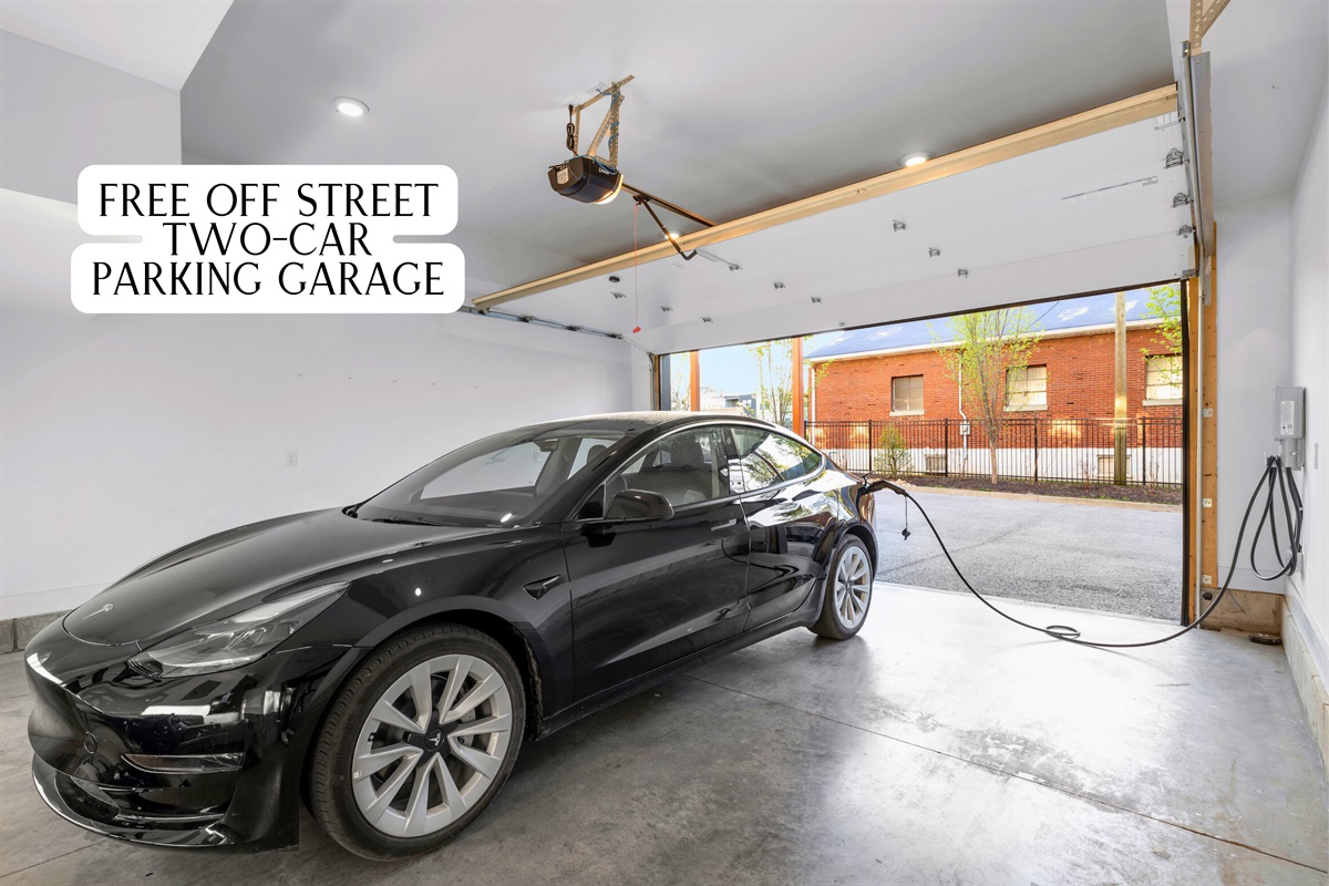 [Casa Rosalie and Casa Tiffani] Store your Vehicle Inside the Free Two-Car Garage.