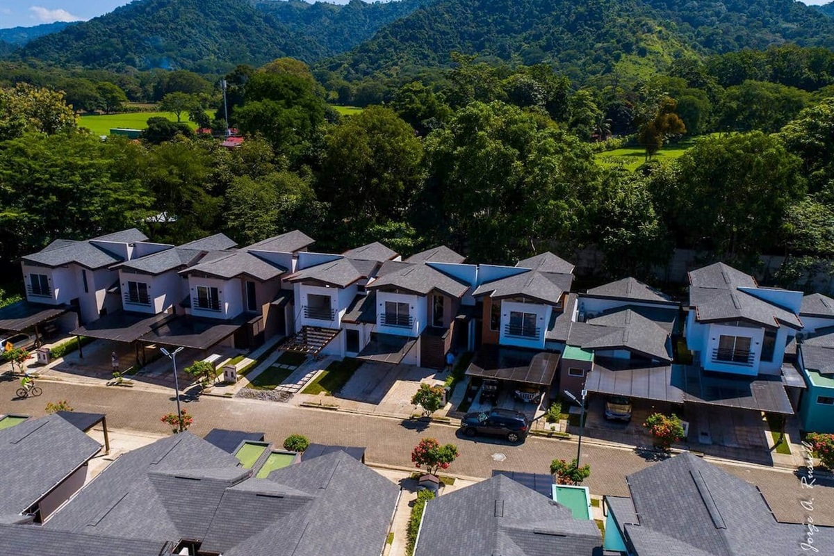 Neighborhood aerial view