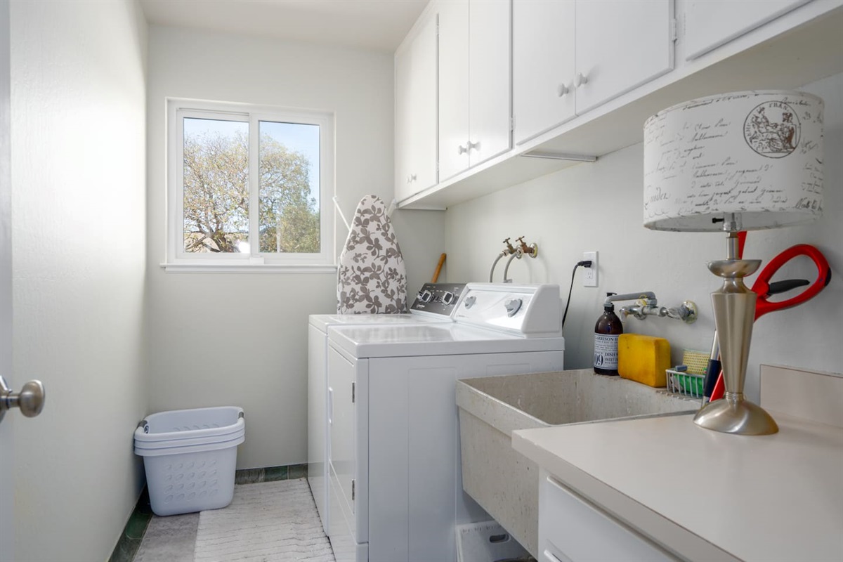 Laundry made easy with our dedicated space.