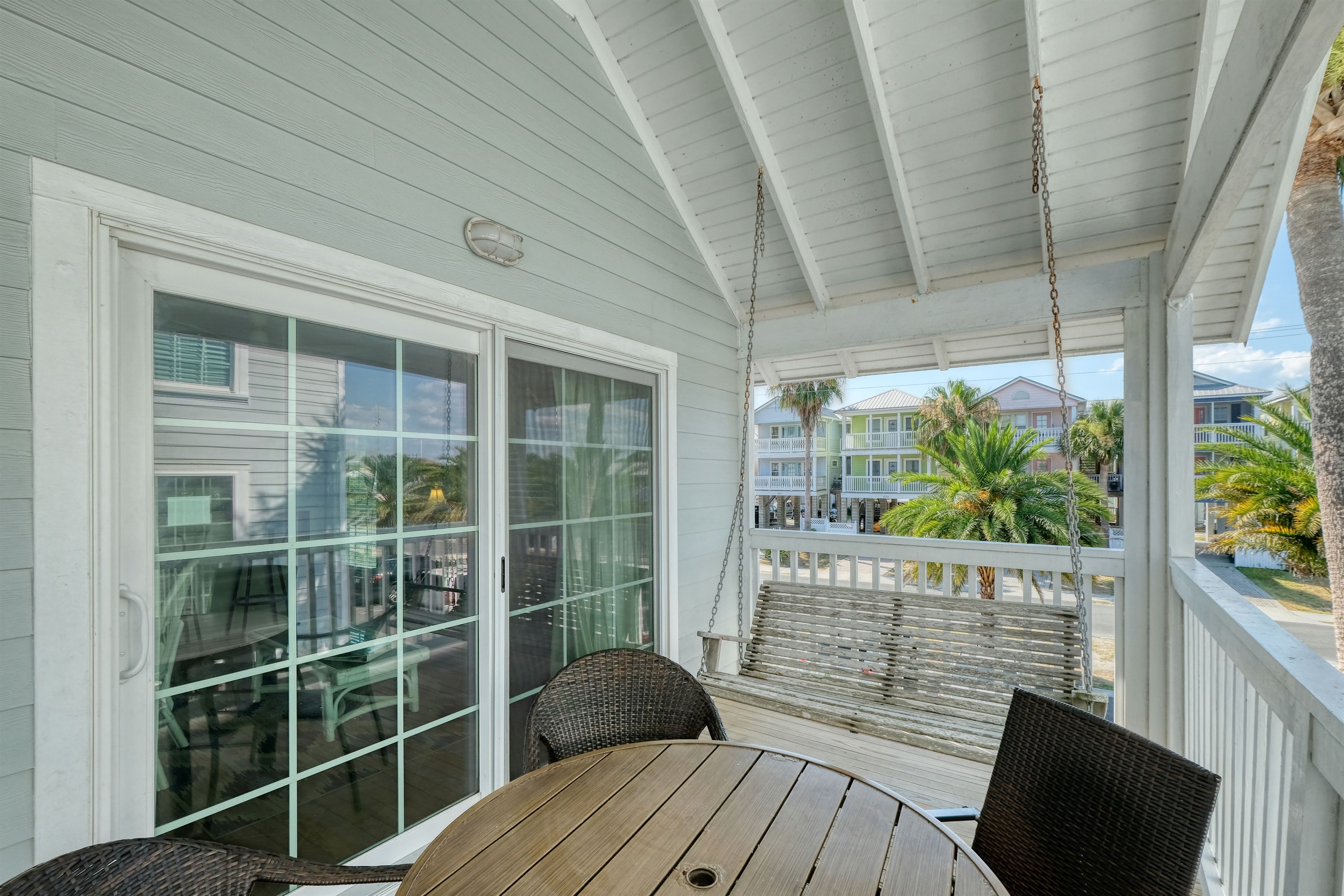 Relax on the porch swing