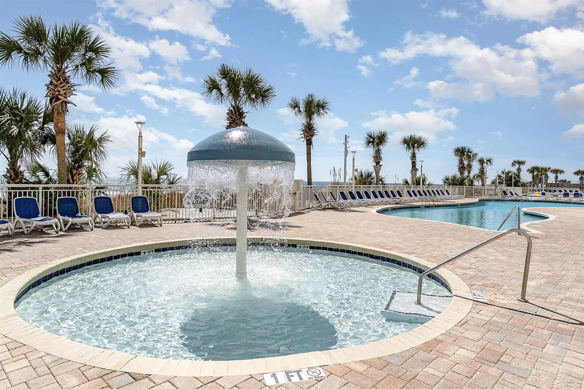 Kiddie Pool and Splash fountain