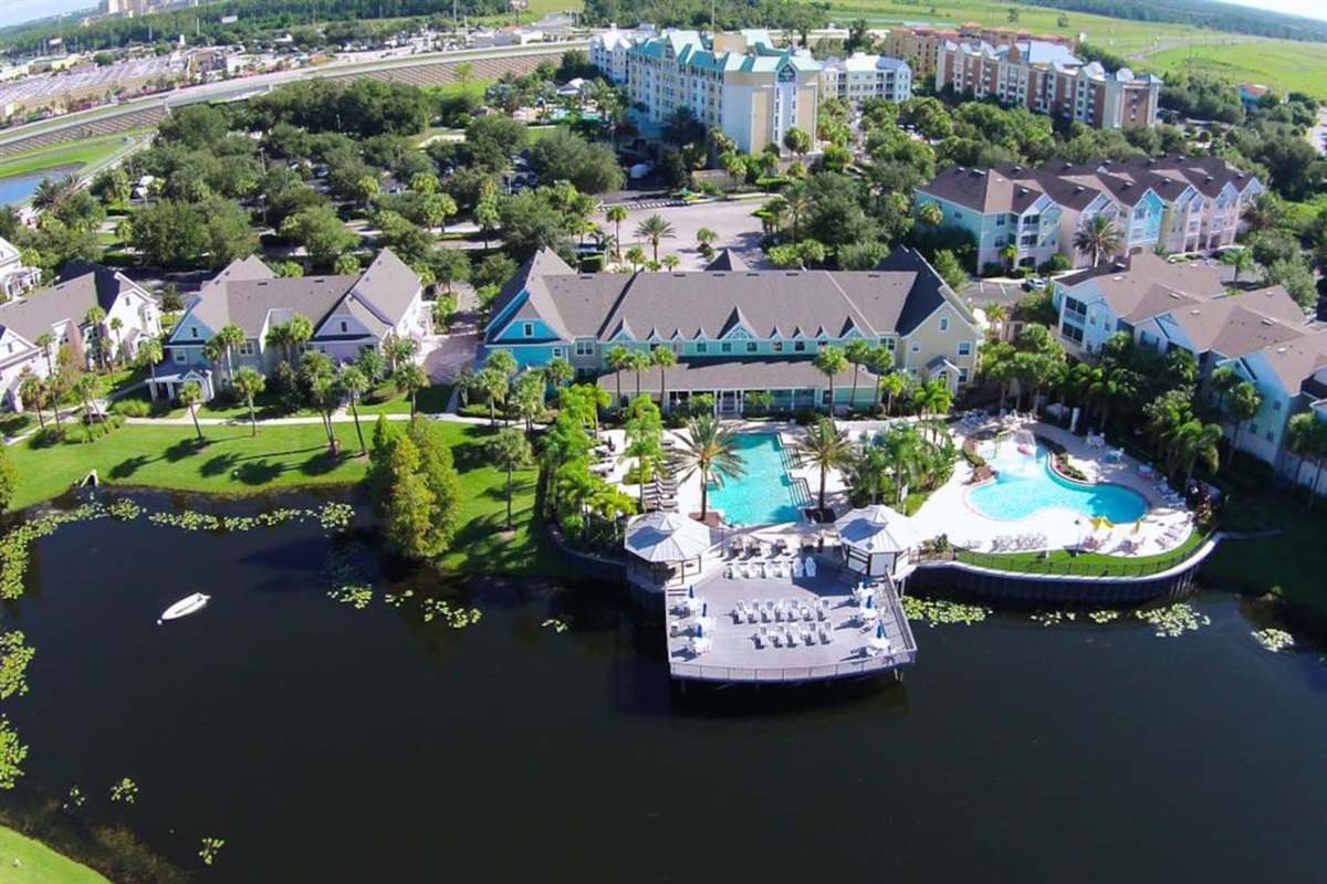 Resort aerial view