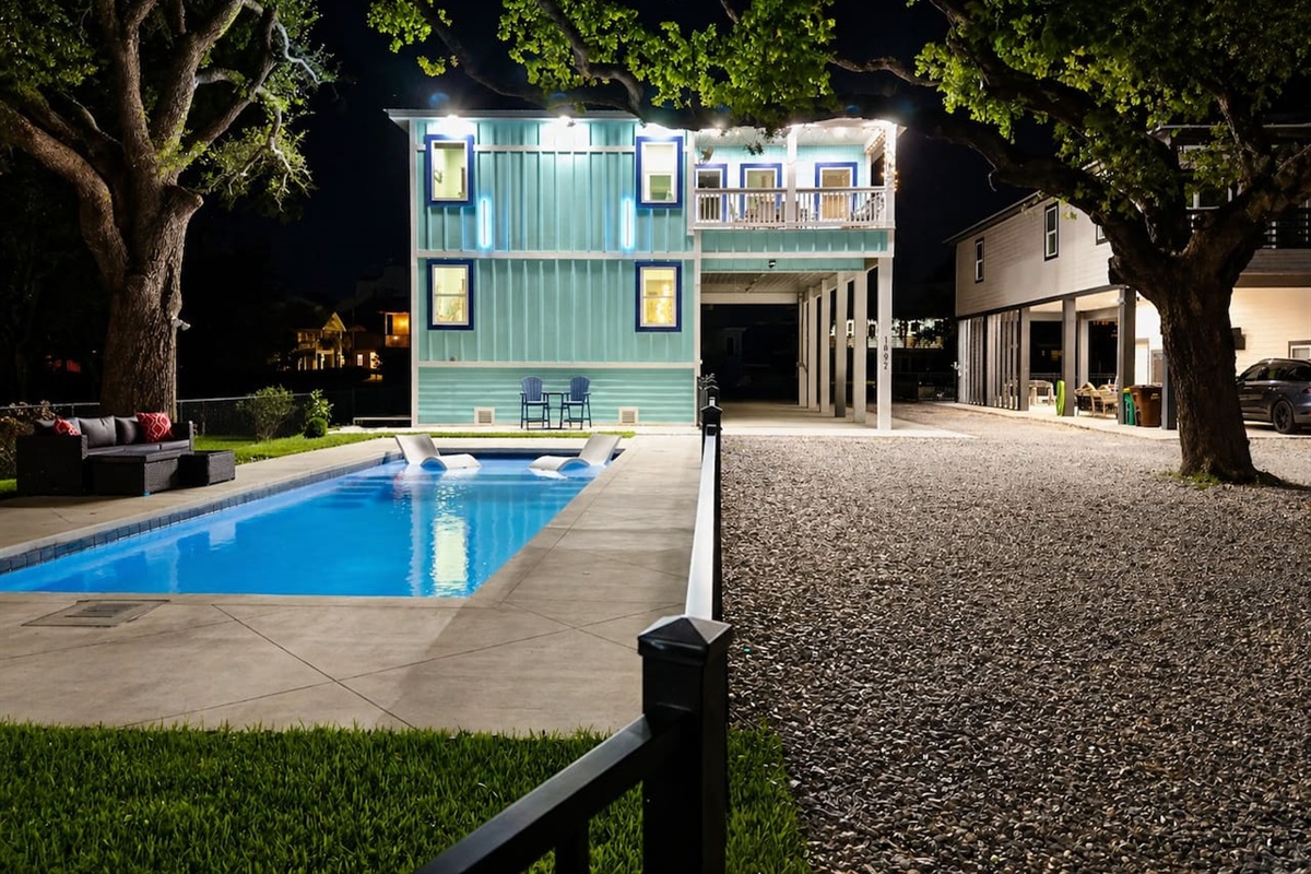 Unwind in a peaceful setting that feels tucked away and private.