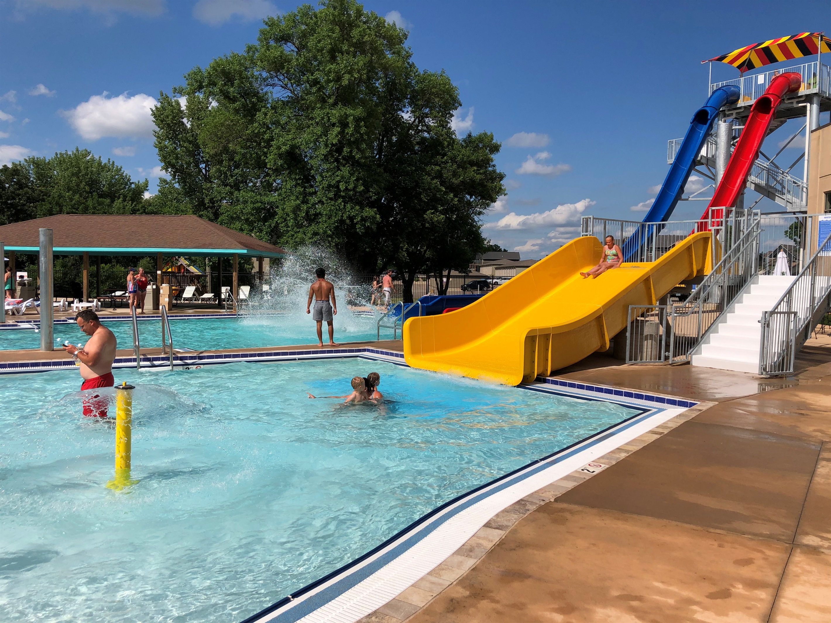 Outdoor seasonal waterpark