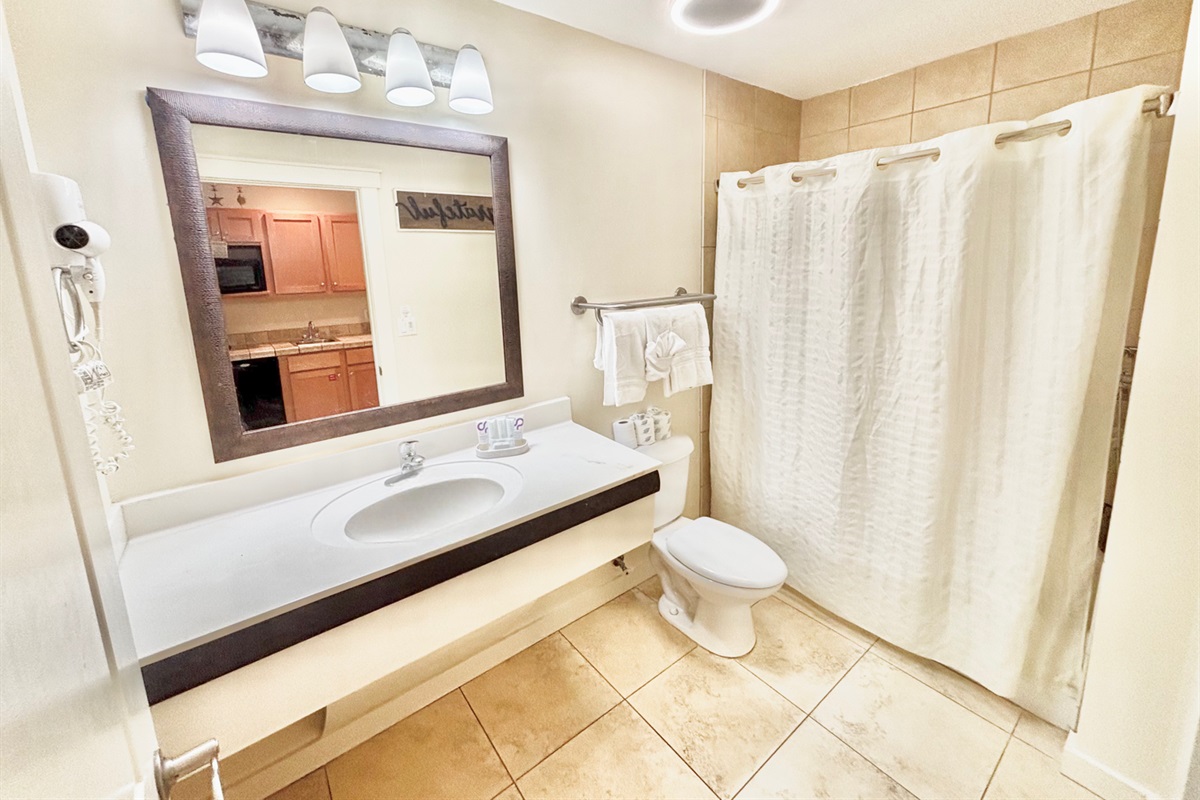 3rd bathroom in attached studio!