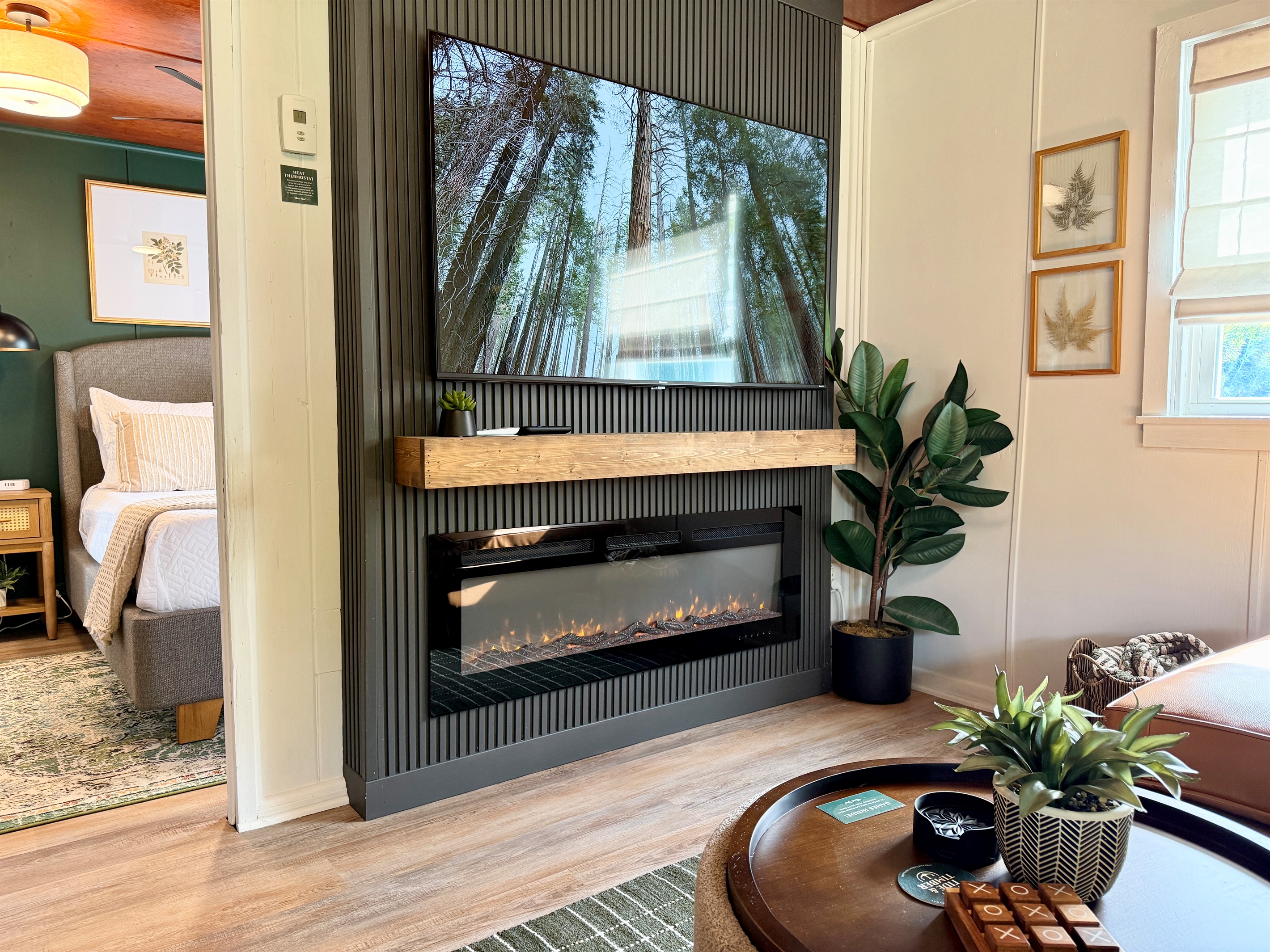 Timber Electric Fireplace