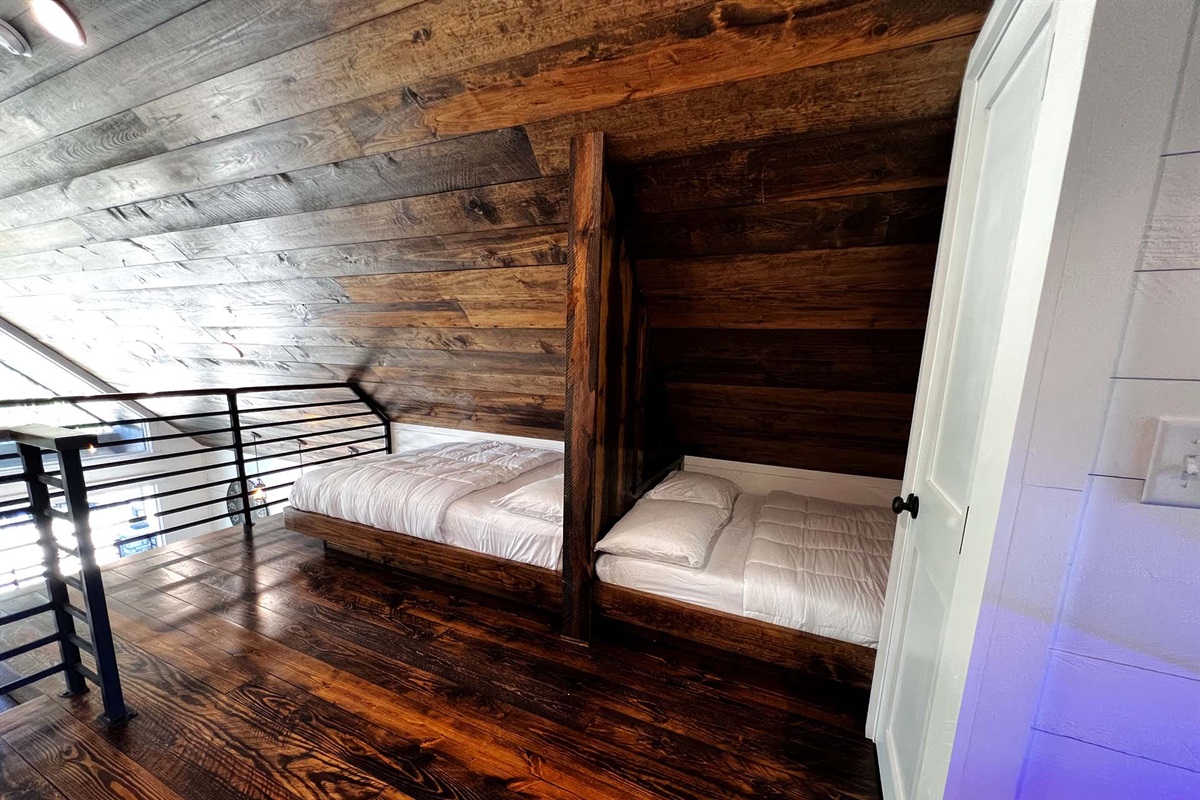 Upstairs bunks