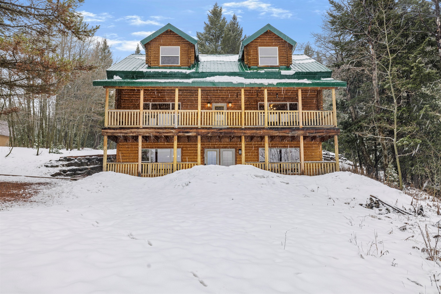 Backyard View of the home 
