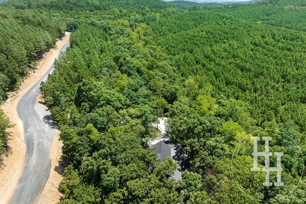 Aerial view of Heavenly Hollow and Carter Mountain West