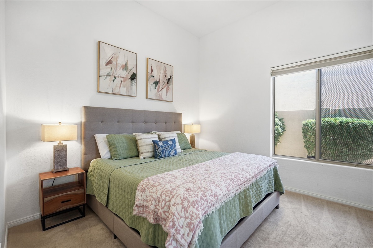 Bedroom three with a comfortable king-size bed for a great night's rest.