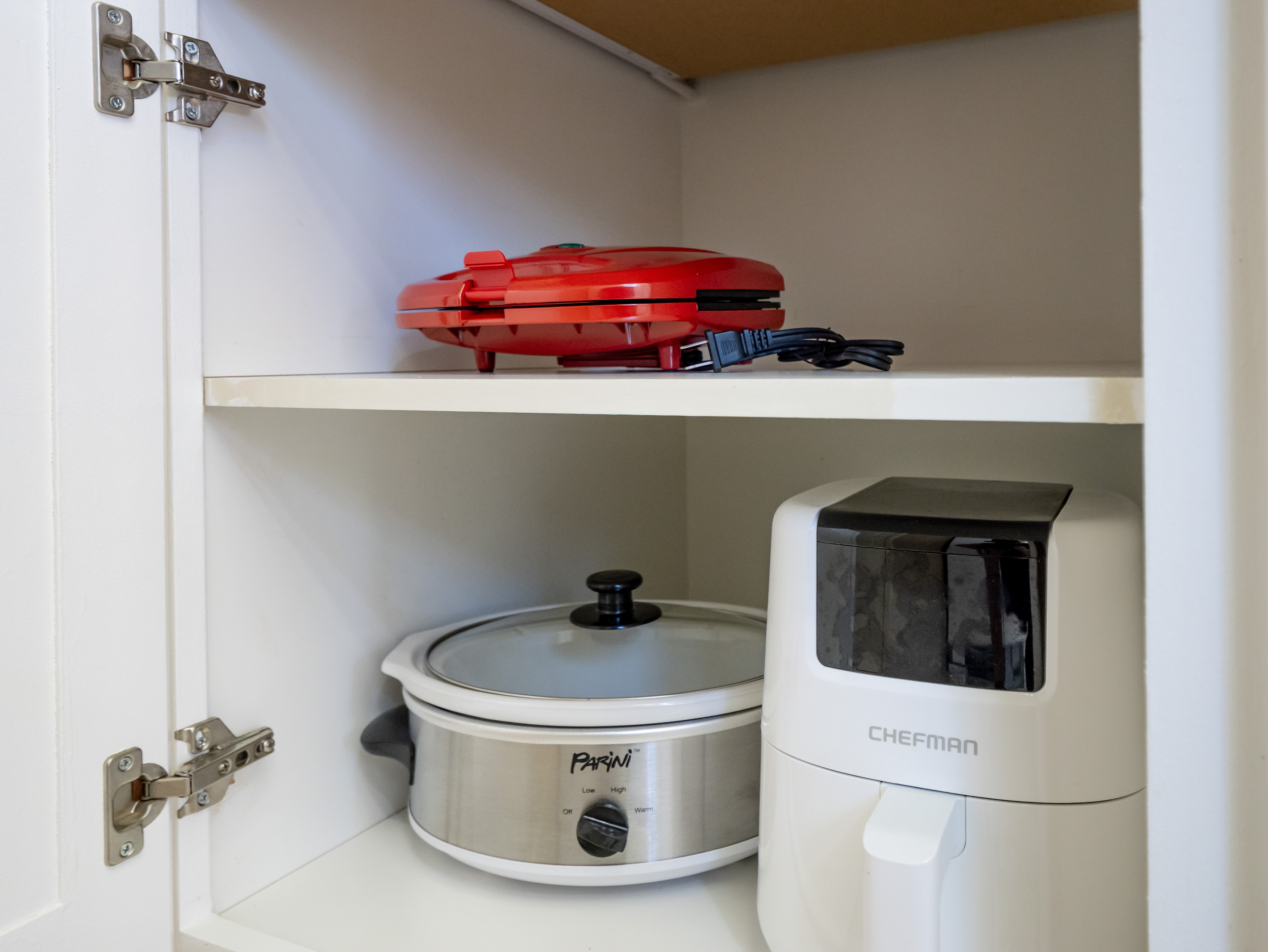 Enjoy the comforts of home with convenient small appliances, including a slow cooker and additional kitchen tools to make your stay even easier.