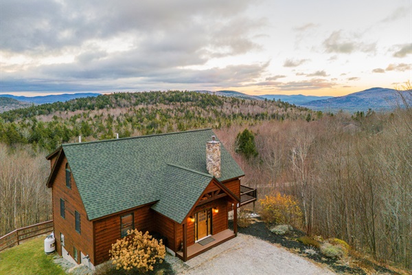 From above, the beauty of this home and its surroundings is even more breathtaking.