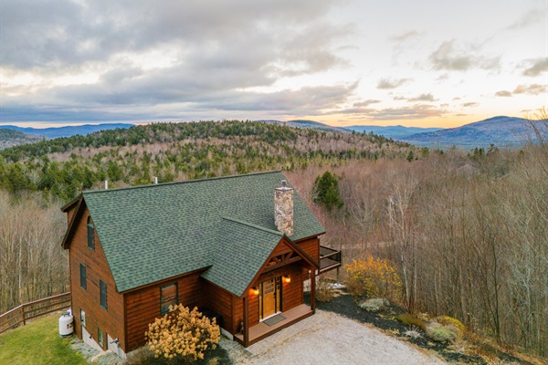 From above, the beauty of this home and its surroundings is even more breathtaking.