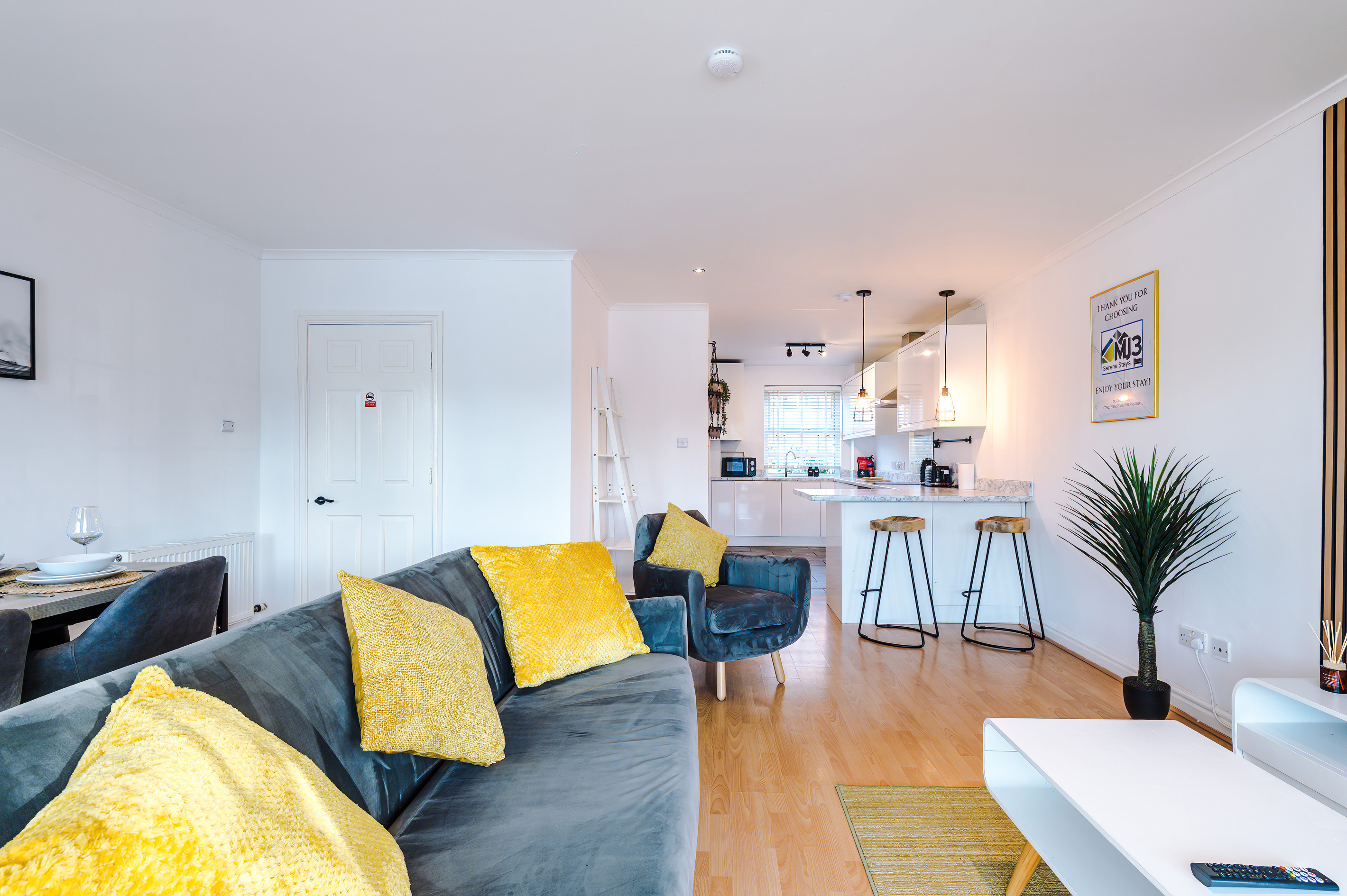 Open plan living area