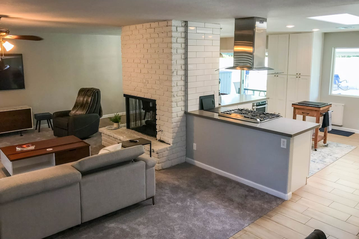 Open floor concept