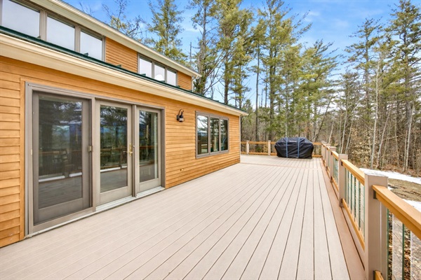 Back of house and deck