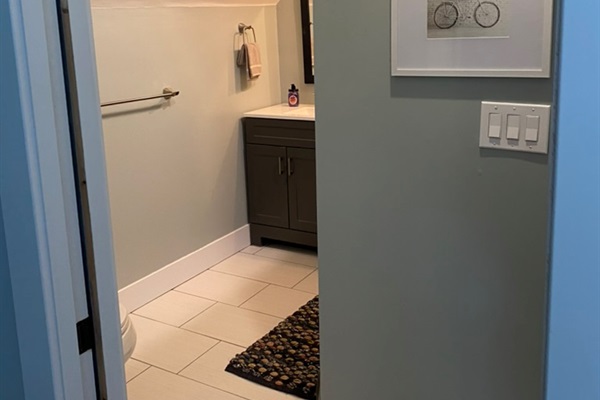 Upstairs Full Bath Walk-In Shower